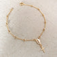 18k Gold Filled Delicate Rosary Bracelet