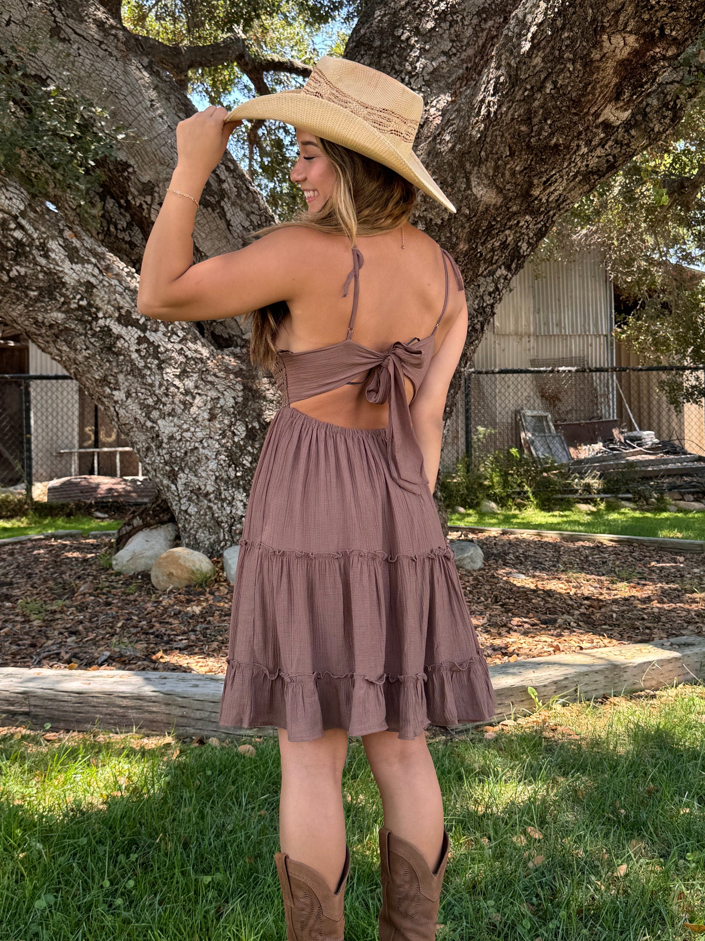 Julia Tie Back Dress