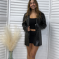 Black Leather Blazer